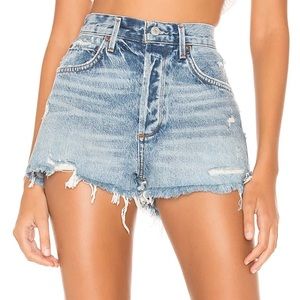 Agolde Jaden jean shorts in Surreal